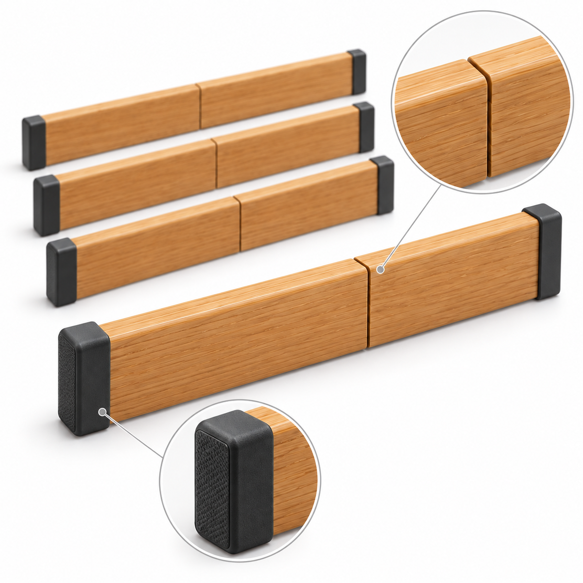 Haven Adjustable Drawer Divider Set